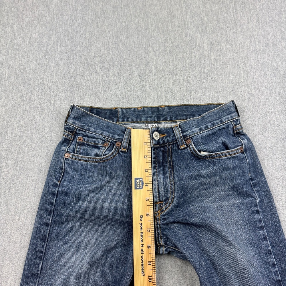 Vintage Lucky Brand Jeans Women 26x31 Low Rise Bootcut Stretch Denim Made in USA - Picture 7 of 13